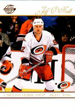 #16 Jeff O'Neill - Carolina Hurricanes - 2003-04 Pacific Supreme Hockey