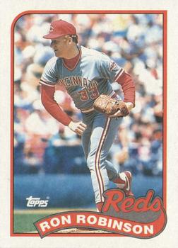 #16 Ron Robinson - Cincinnati Reds - 1989 Topps Baseball