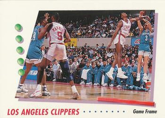 #416 Los Angeles Clippers - Los Angeles Clippers - 1991-92 SkyBox Basketball