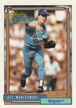 #16 Jeff Montgomery - Kansas City Royals - 1992 O-Pee-Chee Baseball
