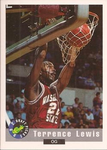 #16 Terrence Lewis - Washington State Cougars - 1992 Classic Draft Basketball