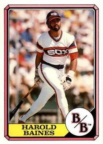 #16 Harold Baines - Chicago White Sox - 1987 Topps Boardwalk and Baseball