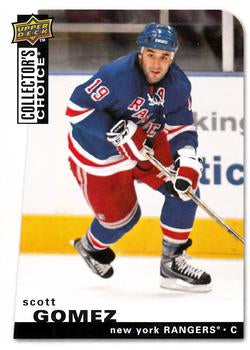 #170 Scott Gomez - New York Rangers - 2008-09 Collector's Choice Hockey