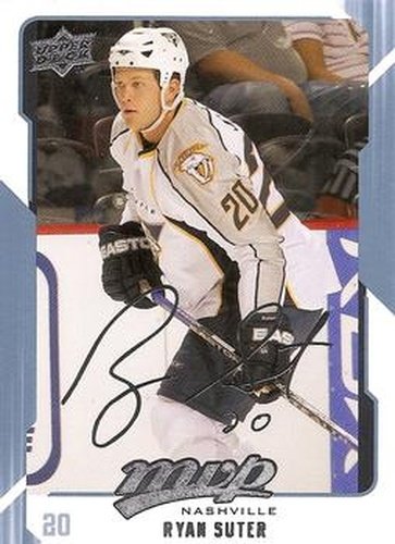 #170 Ryan Suter - Nashville Predators - 2008-09 Upper Deck MVP Hockey