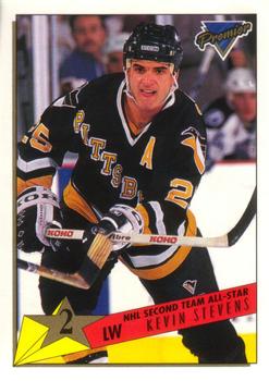 #170 Kevin Stevens - Pittsburgh Penguins - 1993-94 O-Pee-Chee Premier Hockey