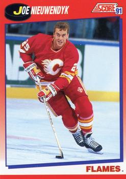#170 Joe Nieuwendyk - Calgary Flames - 1991-92 Score Canadian Bilingual Hockey