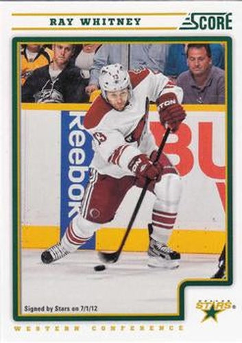 #170 Ray Whitney - Dallas Stars - 2012-13 Score Hockey