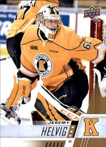 #170 Jeremy Helvig - Kingston Frontenacs - 2017-18 Upper Deck CHL Hockey