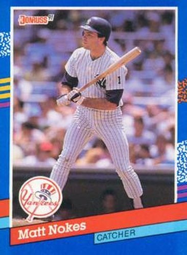 #170 Matt Nokes - New York Yankees - 1991 Donruss Baseball