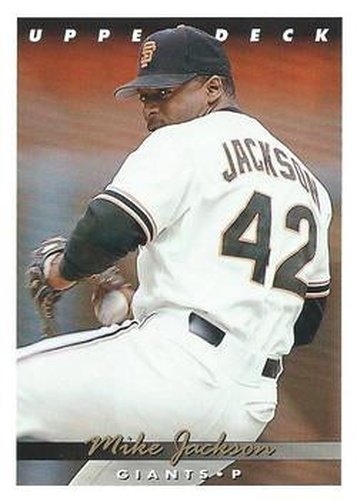 #170 Mike Jackson - San Francisco Giants - 1993 Upper Deck Baseball