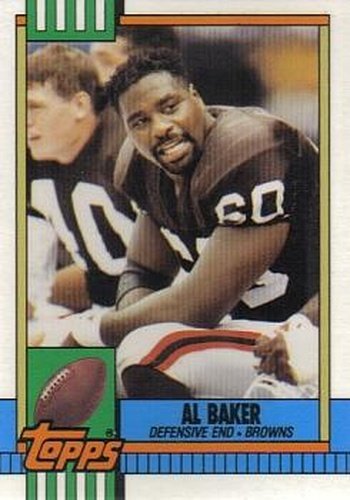 #170 Al Baker - Cleveland Browns - 1990 Topps Football