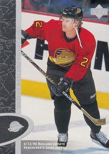 #170 Markus Naslund - Vancouver Canucks - 1996-97 Upper Deck Hockey