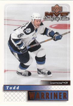 #170 Todd Warriner - Tampa Bay Lightning - 1999-00 Upper Deck MVP Stanley Cup Edition Hockey