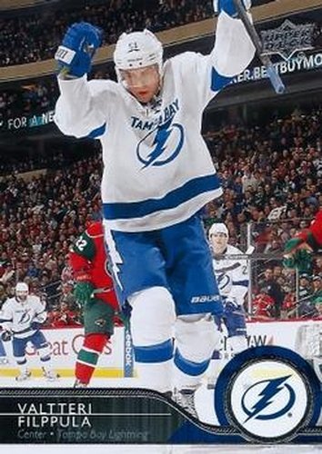 #170 Valtteri Filppula - Tampa Bay Lightning - 2014-15 Upper Deck Hockey