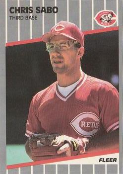 #170 Chris Sabo - Cincinnati Reds - 1989 Fleer Baseball