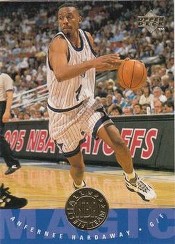 #170 Anfernee Hardaway - Orlando Magic - 1995-96 Upper Deck Basketball