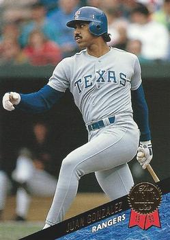 #170 Juan Gonzalez - Texas Rangers - 1993 Leaf Baseball