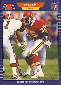 #170 Irv Eatman - Kansas City Chiefs - 1989 Pro Set Football