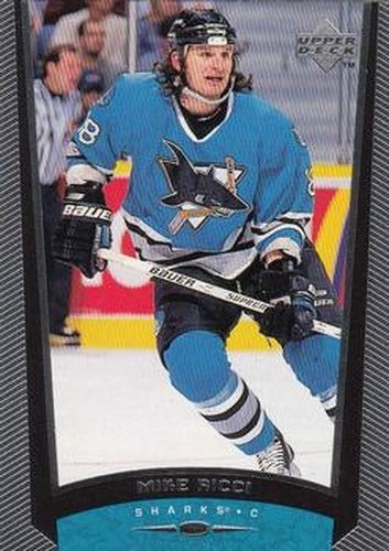 #170 Mike Ricci - San Jose Sharks - 1998-99 Upper Deck Hockey