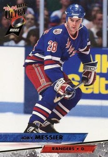 #170 Joby Messier - New York Rangers - 1993-94 Ultra Hockey