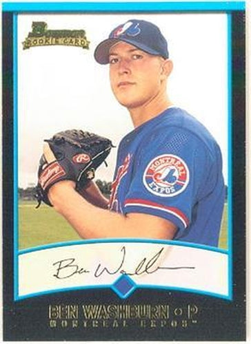 #170 Ben Washburn - Montreal Expos - 2001 Bowman Baseball