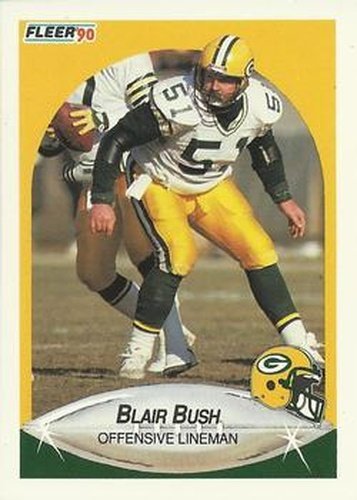 #170 Blair Bush - Green Bay Packers - 1990 Fleer Football