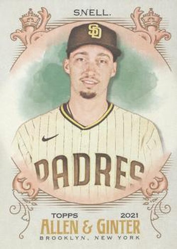 #170 Blake Snell - San Diego Padres - 2021 Topps Allen & Ginter Baseball