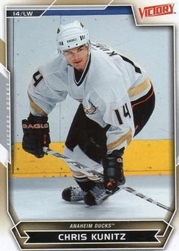 #170 Chris Kunitz - Anaheim Ducks - 2007-08 Upper Deck Victory Hockey