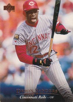 #170 Deion Sanders - Cincinnati Reds - 1995 Upper Deck Baseball