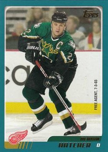 #170 Derian Hatcher - Detroit Red Wings - 2003-04 Topps Hockey