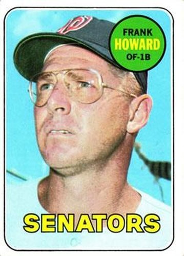 #170 Frank Howard - Washington Senators - 1969 Topps Baseball