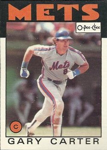 #170 Gary Carter - New York Mets - 1986 O-Pee-Chee Baseball
