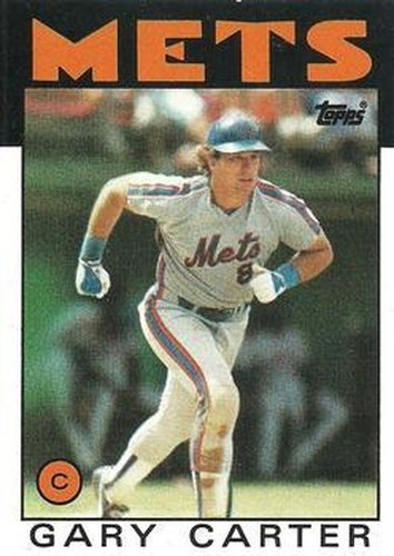 #170 Gary Carter - New York Mets - 1986 Topps Baseball