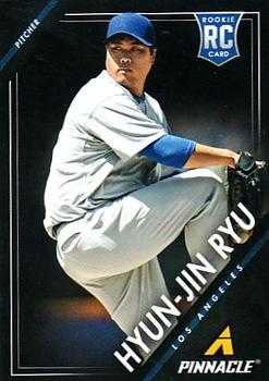#170 Hyun-Jin Ryu - Los Angeles Dodgers - 2013 Pinnacle Baseball
