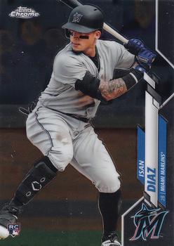 #170 Isan Diaz - Miami Marlins - 2020 Topps Chrome Baseball