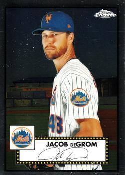#170 Jacob deGrom - New York Mets - 2021 Topps Chrome Platinum Anniversary Baseball