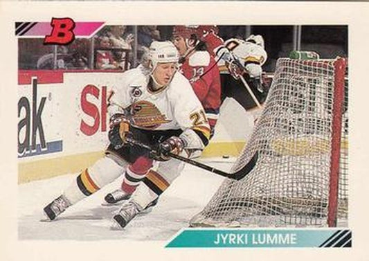 #170 Jyrki Lumme - Vancouver Canucks - 1992-93 Bowman Hockey