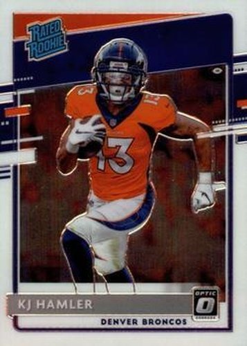 #170 KJ Hamler - Denver Broncos - 2020 Donruss Optic Football