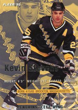 #170 Kevin Stevens - Pittsburgh Penguins - 1994-95 Fleer Hockey
