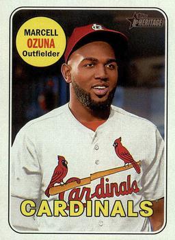 #170 Marcell Ozuna - St. Louis Cardinals - 2018 Topps Heritage Baseball