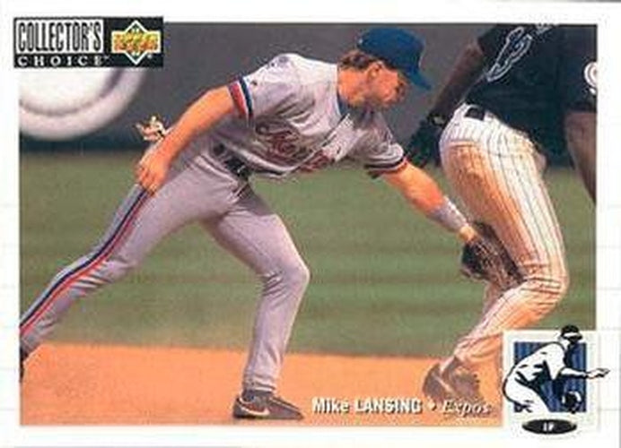 #170 Mike Lansing - Montreal Expos - 1994 Collector's Choice Baseball
