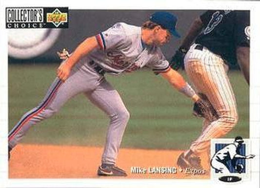 #170 Mike Lansing - Montreal Expos - 1994 Collector's Choice Baseball
