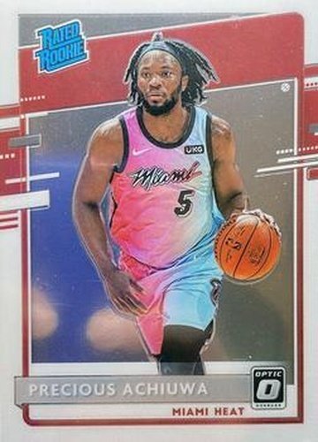 #170 Precious Achiuwa - Miami Heat - 2020-21 Donruss Optic Basketball