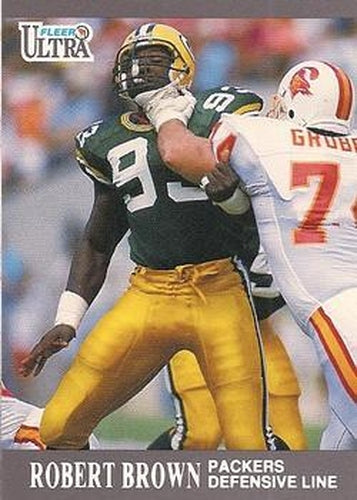 #170 Robert Brown - Green Bay Packers - 1991 Ultra Football