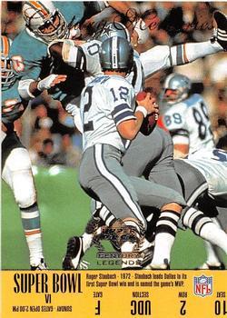 #170 Roger Staubach - Dallas Cowboys - 1999 Upper Deck Century Legends Football