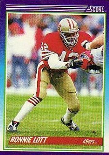 #170 Ronnie Lott - San Francisco 49ers - 1990 Score Football