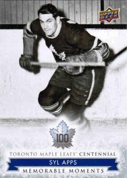 #170 Syl Apps - Toronto Maple Leafs - 2017 Upper Deck Toronto Maple Leafs Centennial Hockey