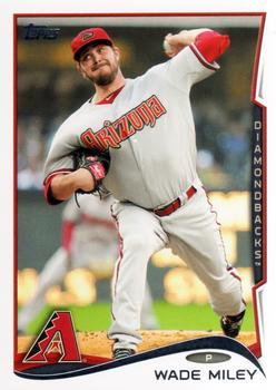 #170 Wade Miley - Arizona Diamondbacks - 2014 Topps Baseball