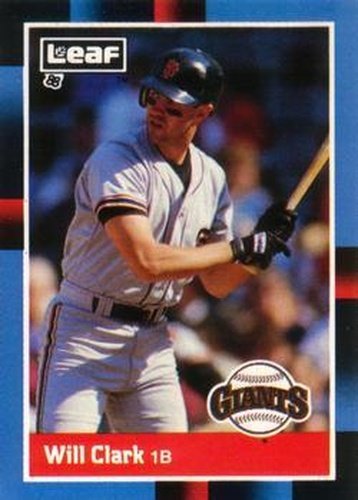 #170 Will Clark - San Francisco Giants - 1988 Leaf Baseball