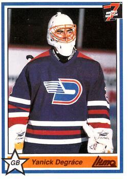 #170 Yanick Degrace - Trois-Rivieres Draveurs - 1990-91 7th Inning Sketch QMJHL Hockey